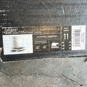 Men’s Sorel Caribou Water Proof Boots New, Never Worn with box